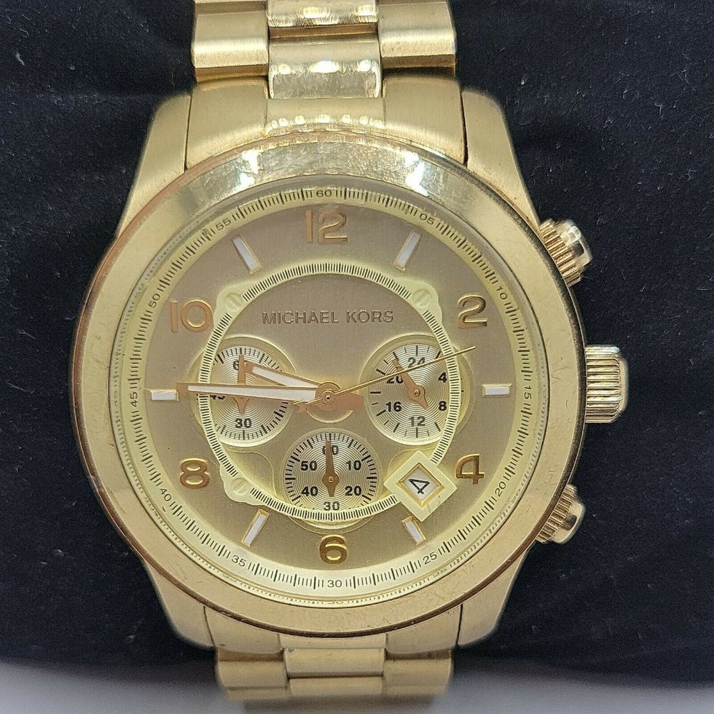 MICHAEL KORS Runway MK8077 Men's Stainless Steel A